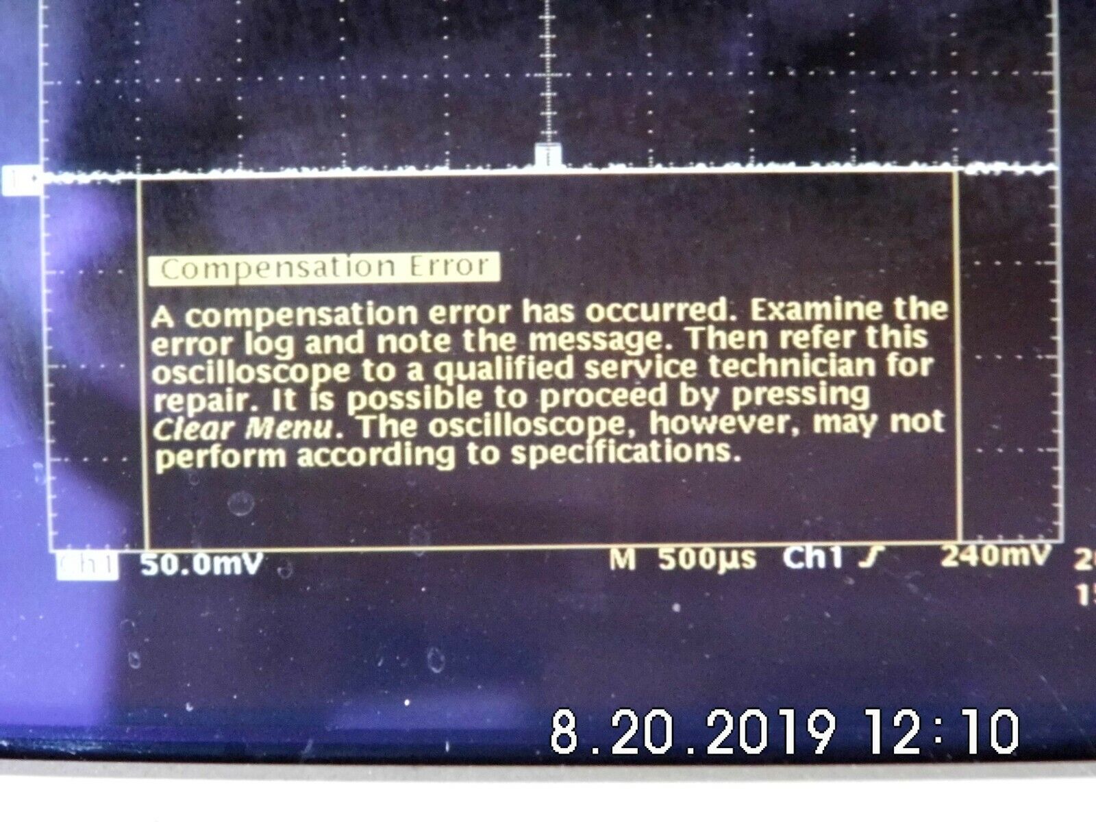 Tektronix 4 channel TDS754A 500MHz 2GSa/s oscilloscope 13 1F 1M 2F Tektronix 4 channel TDS754A 500MHz 2GSa/s oscilloscope 13 1F 1M 2F